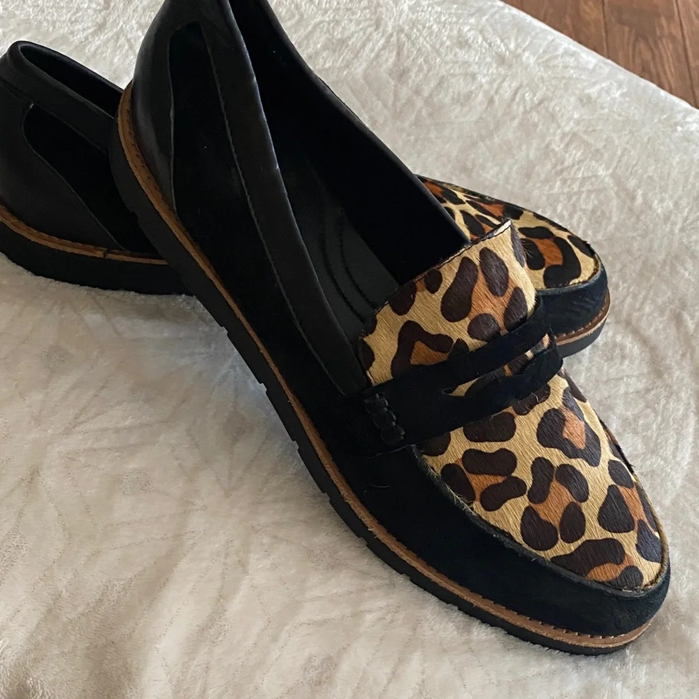 VANELI Leopard Print Women's Loafers